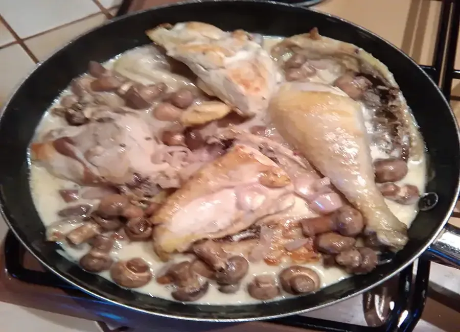 Poulet à la normande