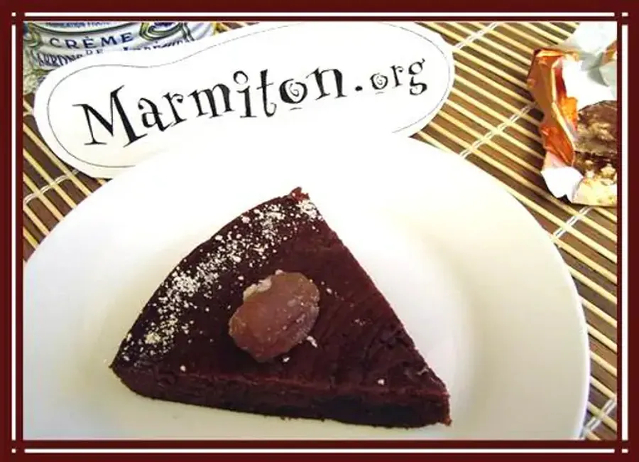 Gâteau au chocolat et à la crème de marron (micro-ondes)