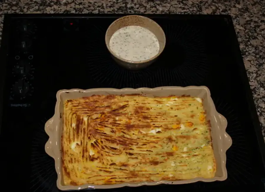 Estouffade de morue salée à l'ail