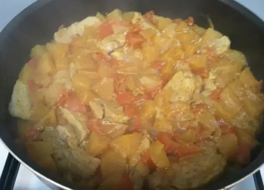 Filet mignon de porc au curry
