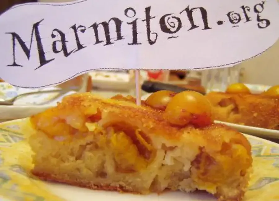 Gâteau renversé aux mirabelles caramélisées