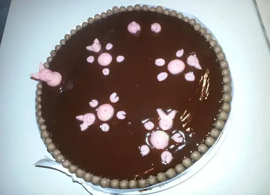 Gâteau "la mare aux cochons"