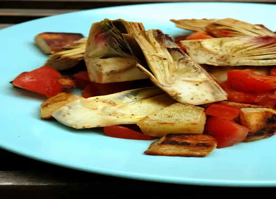 Pommes de terre sautées aux artichauts