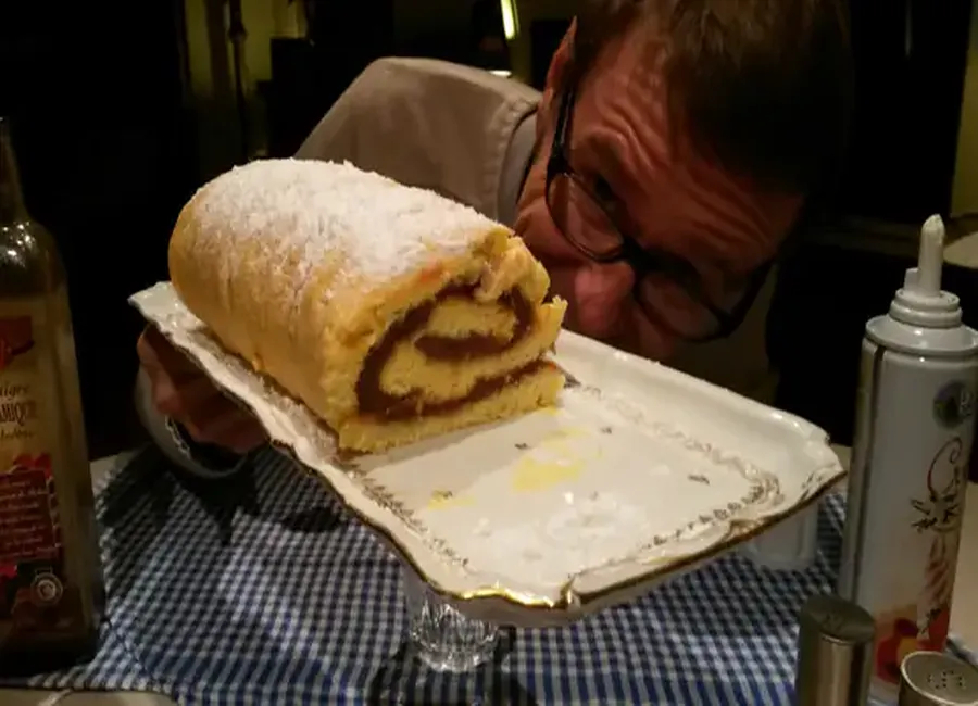 Bûche chocolat-marrons facile