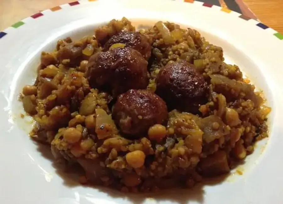 Boulgour aux aubergines