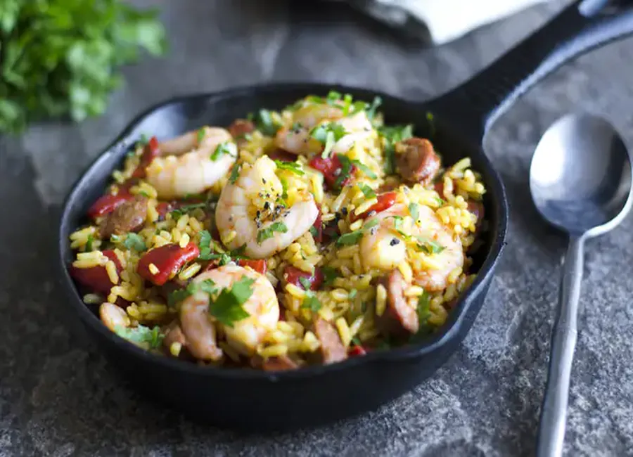 Crevettes au chorizo