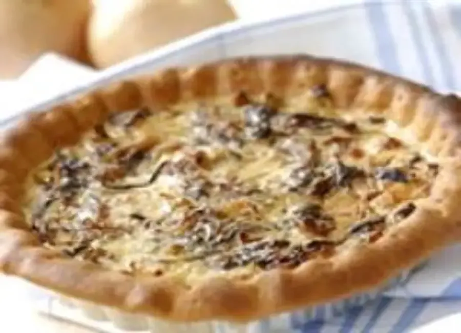 Tarte aux oignons légère