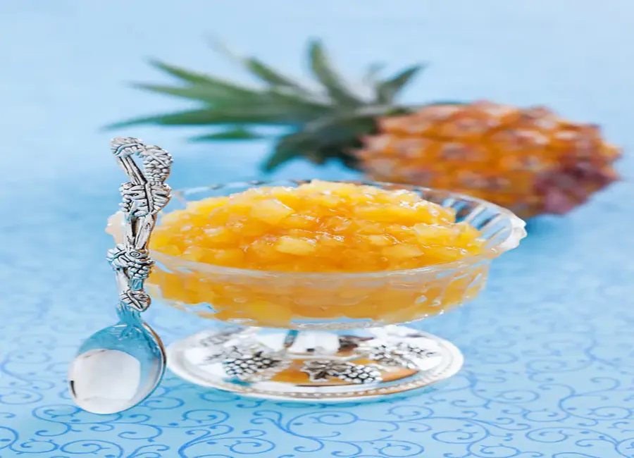 Confiture d'ananas frais