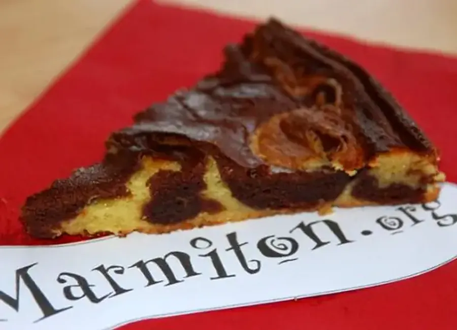 Moelleux au chocolat noir et chocolat blanc vanillée sans gluten