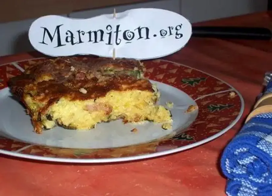 Gratin de courgettes à la semoule