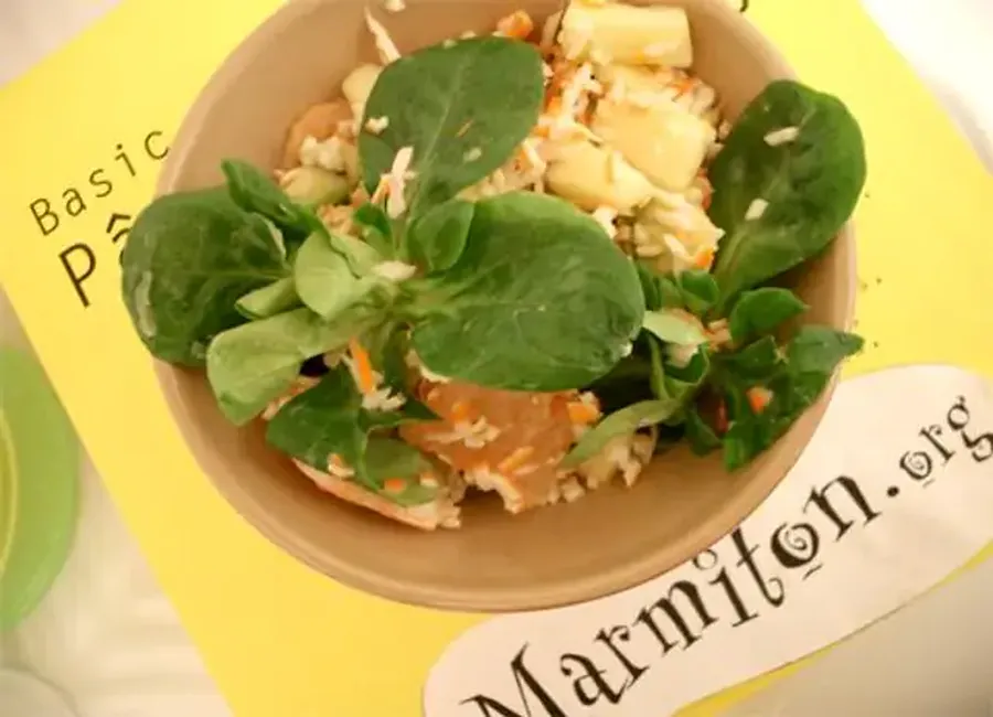 Salade exotique aux crevettes