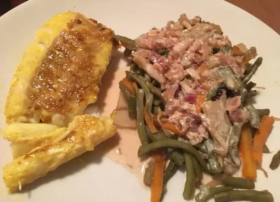 Poisson aux légumes et au lait de coco façon viet