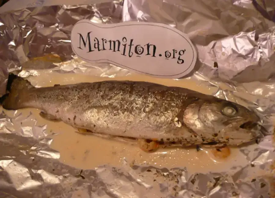 Truites farcies aux crevettes