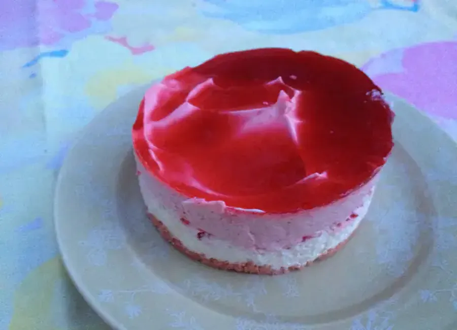 Bavarois aux framboises et citron