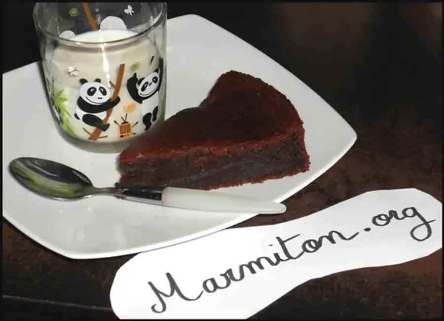 Gâteau fondant au chocolat sans oeufs