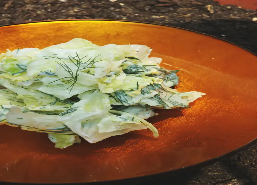 Salade allemande suprême à la sauce dill