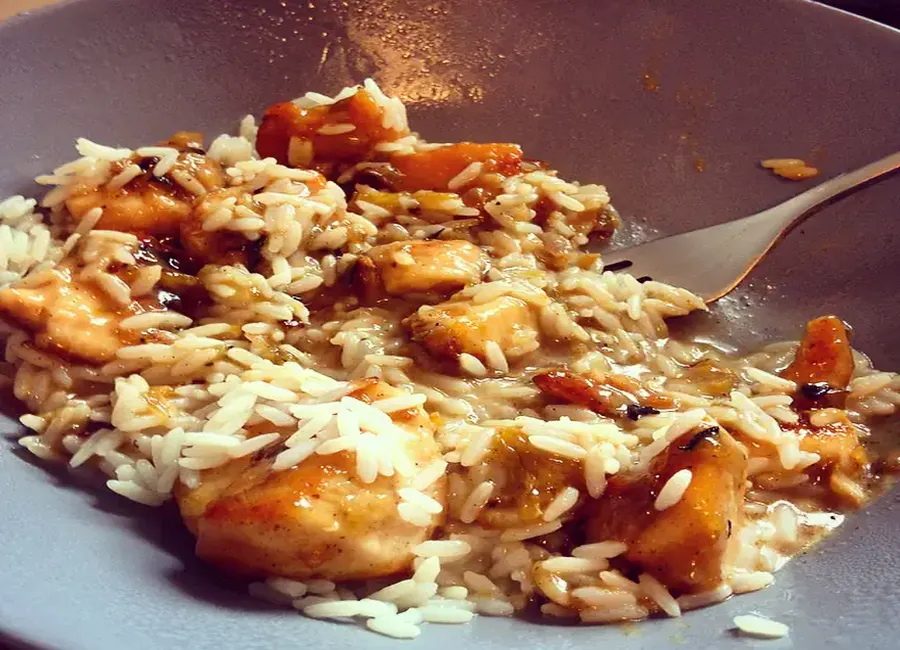 Poulet coco et gingembre