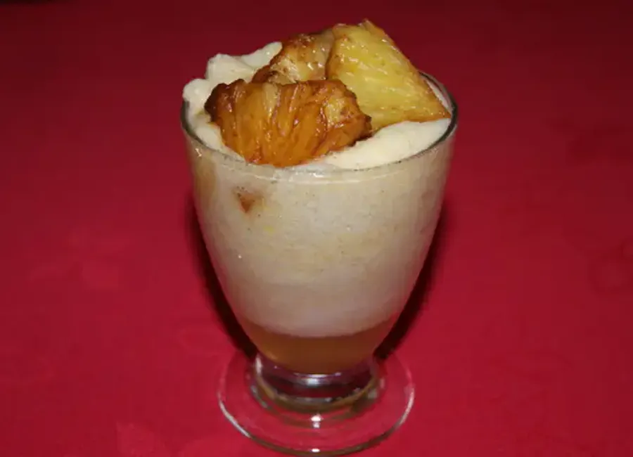 Mousse légère d'ananas