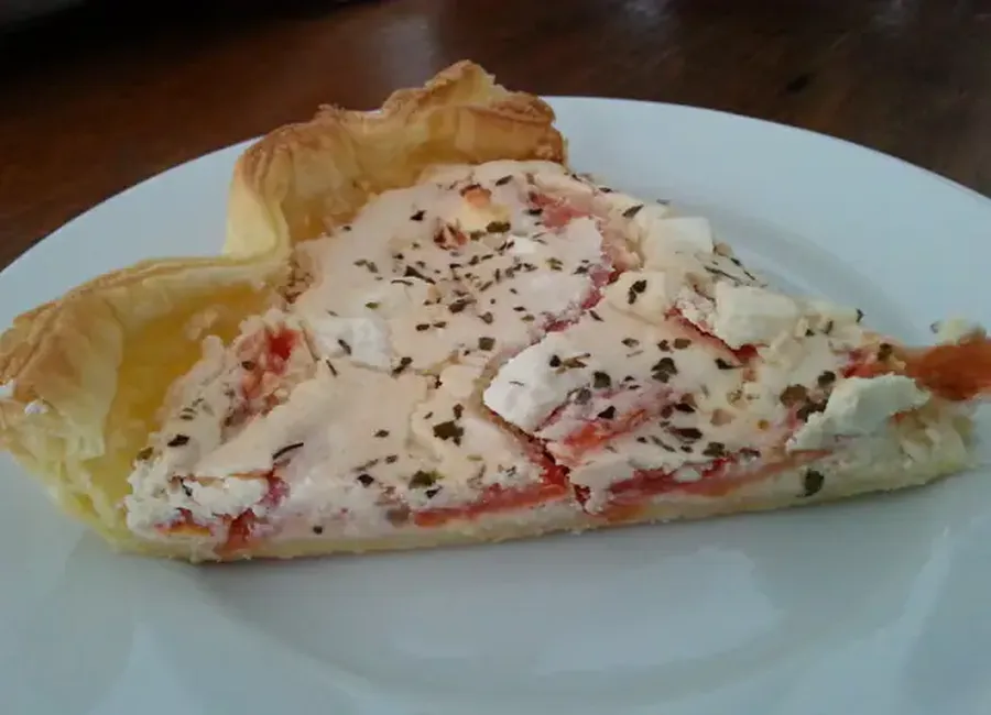 Tarte à la feta et à la tomate
