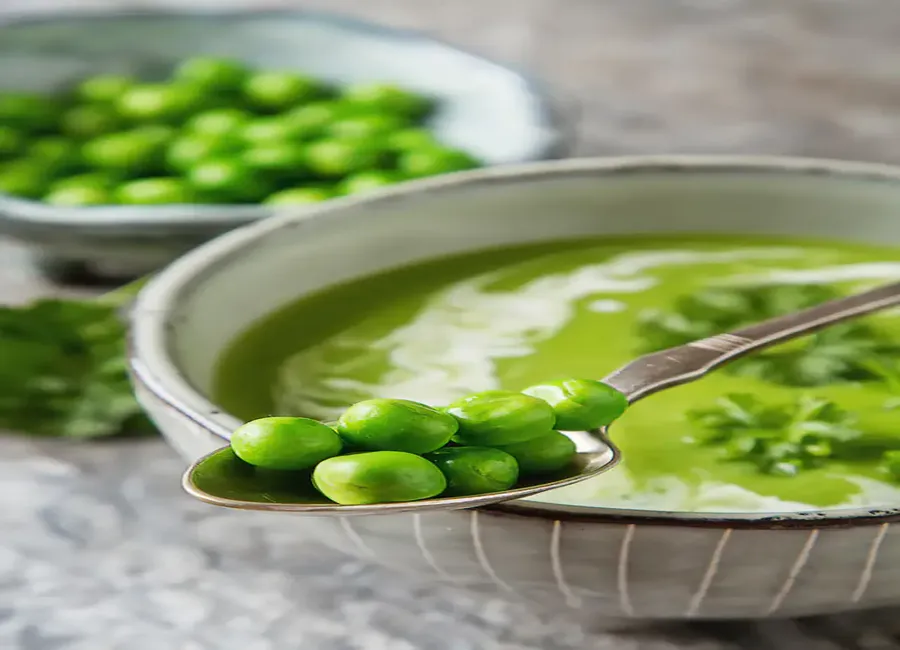 Potage de petits pois