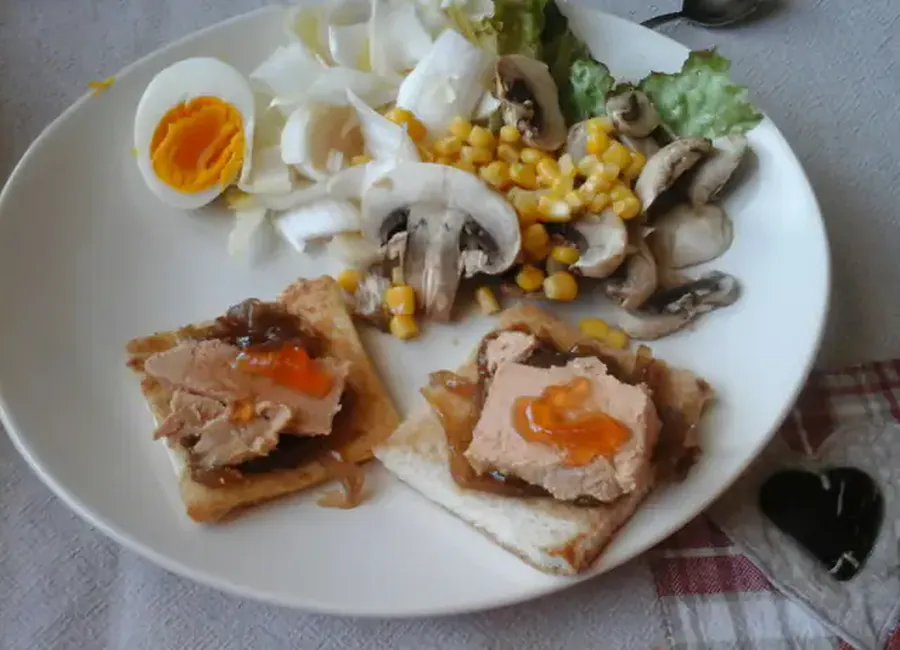 Croque-monsieur saint sylvestre (foie gras)
