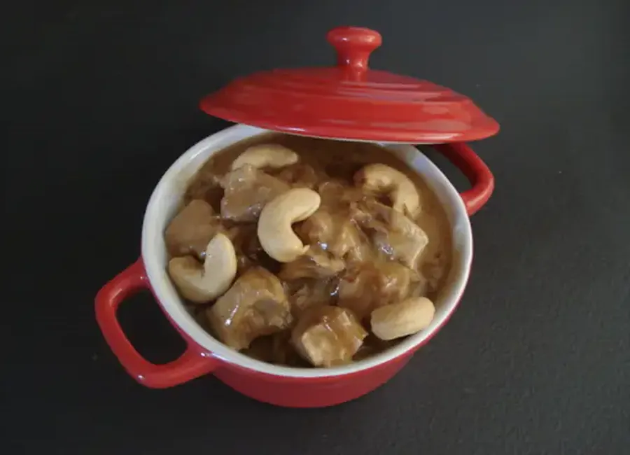Emincé de veau à la noix de cajou