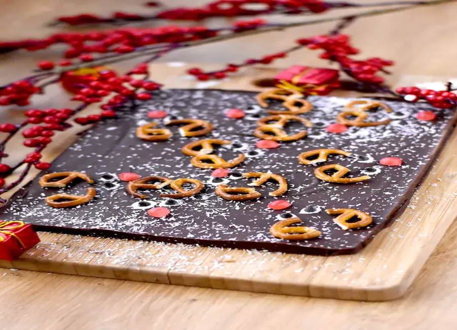 Plaque chocolat rudolph