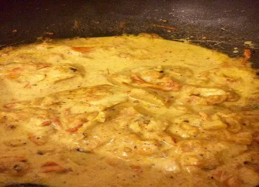Filet de colin au curry
