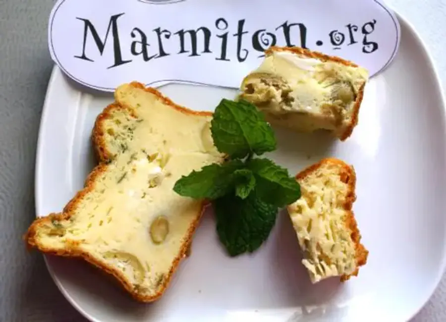Cake à la feta et à la menthe