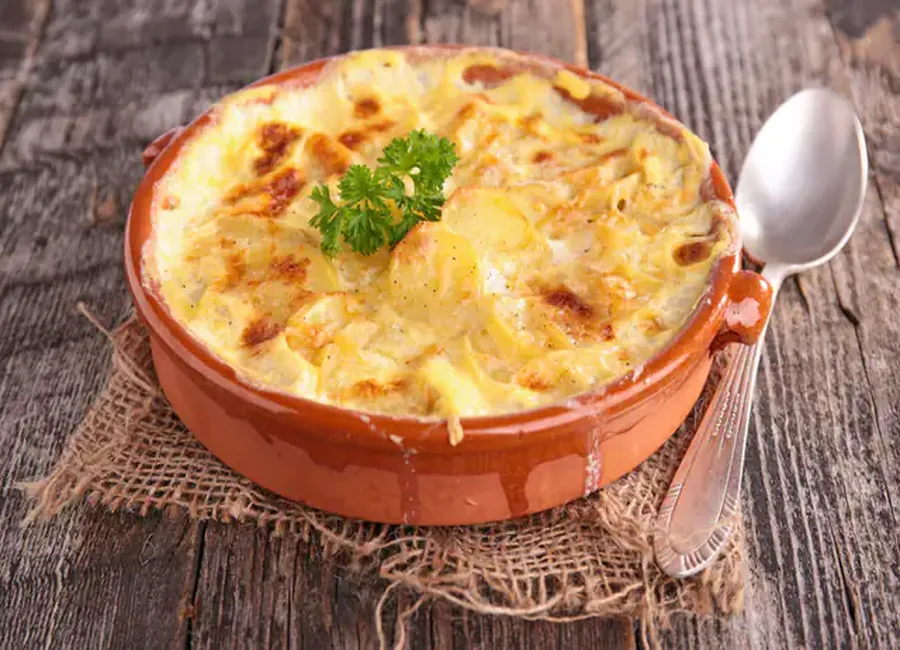 Gratin de pommes de terre au mont d'or