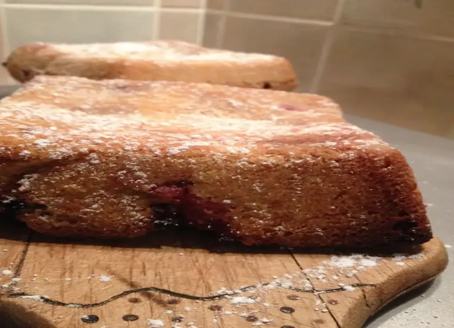 Gateau tout simple aux framboises