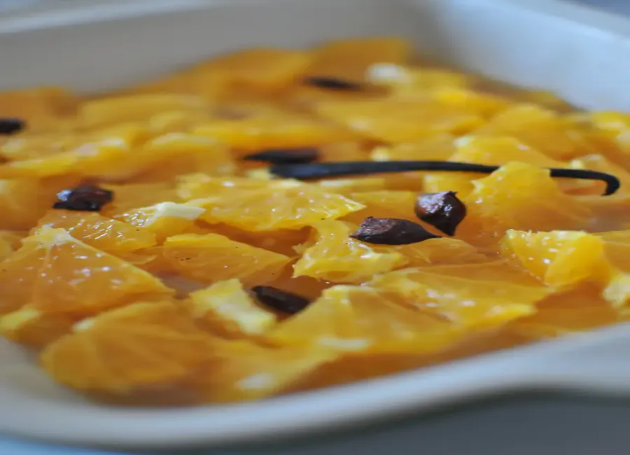 Salade d'oranges au caramel