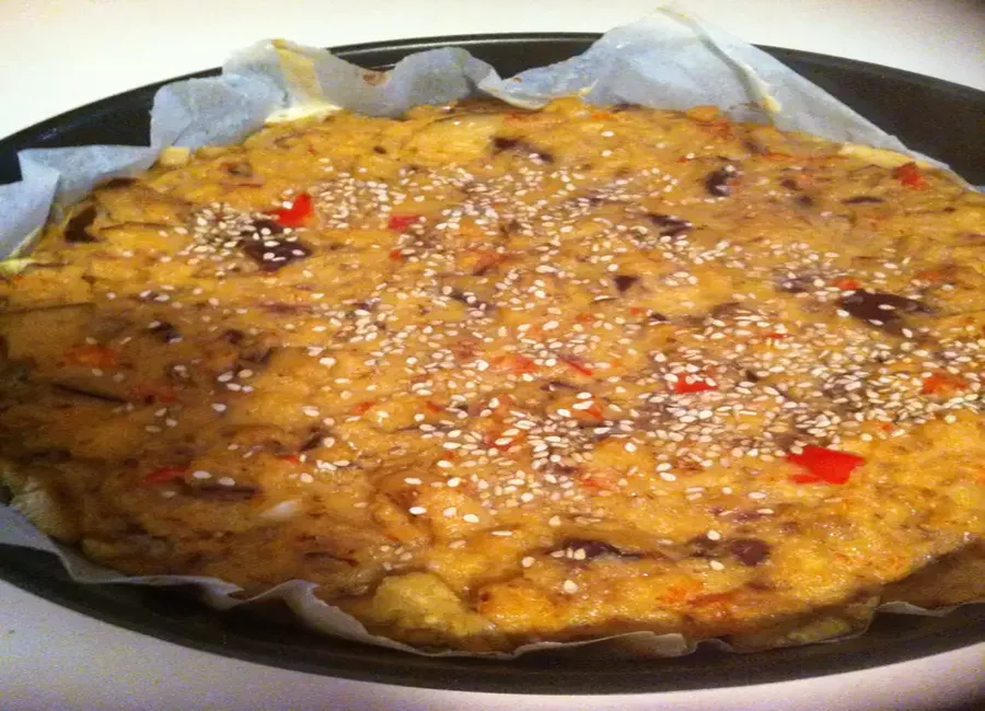 Tarte méditerranéenne à l'aubergine