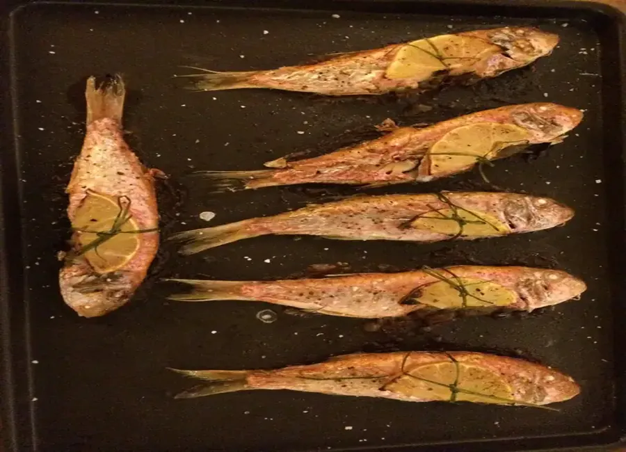 Rougets farcis à la tapenade