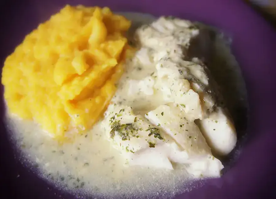 Purée de potiron et pommes de terre