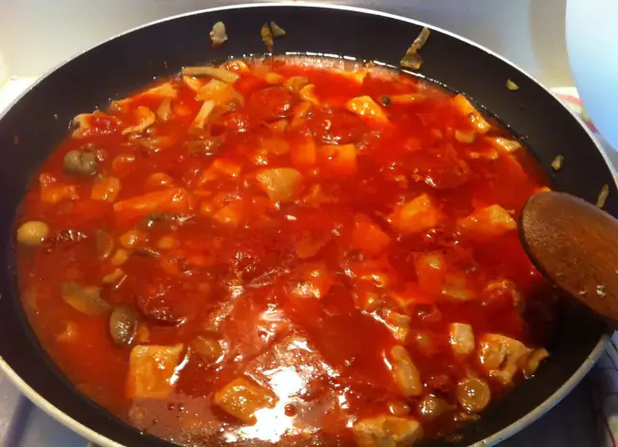 Sauté de porc au chorizo