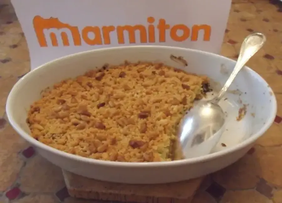 Crumble de poulet au fromage