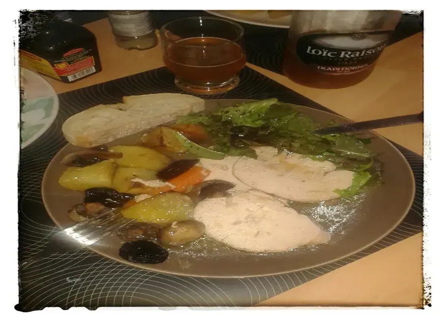 Rôti de dindonneau à la paysanne