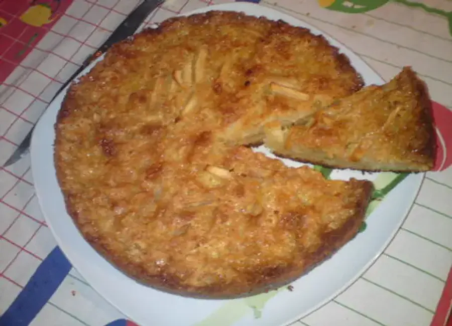 Gâteau aux pommes caramélisé