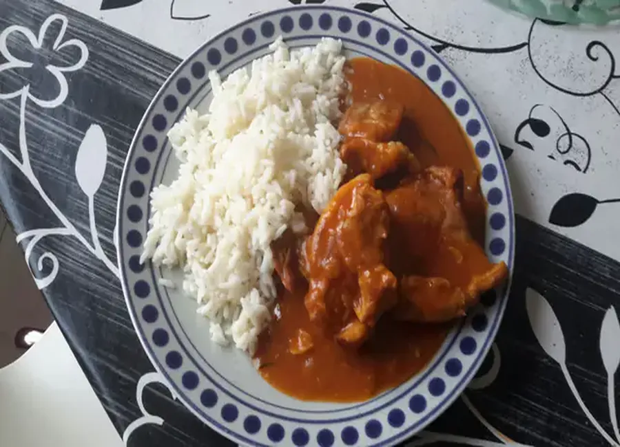 Curry de porc rapide (cocotte minute)