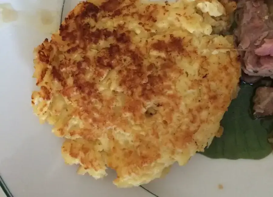 Galettes de panais au parmesan