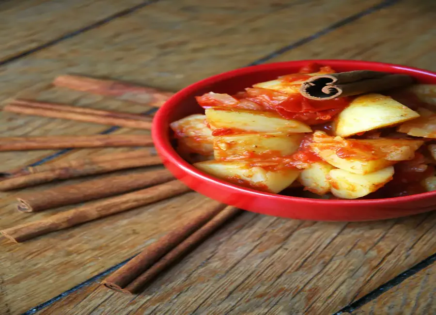 Fricot de pommes de terre à la cannelle