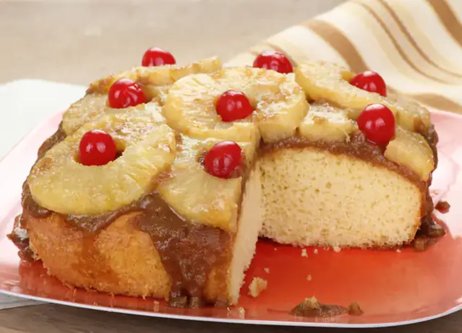 Gâteau à l'ananas (sans lait, sans blé, sans soja, sans gluten)