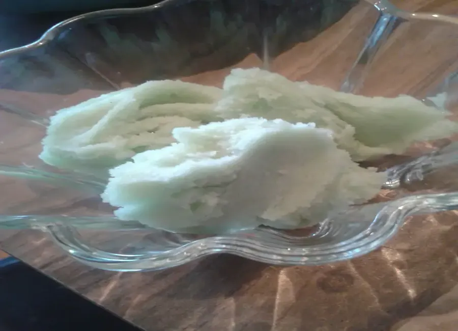 Sorbet à la menthe fraiche
