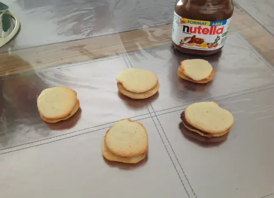 Macarons au nutella