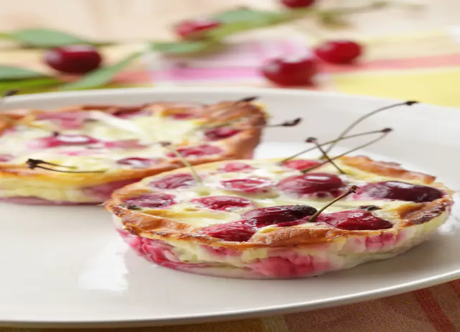 Petits clafoutis aux cerises