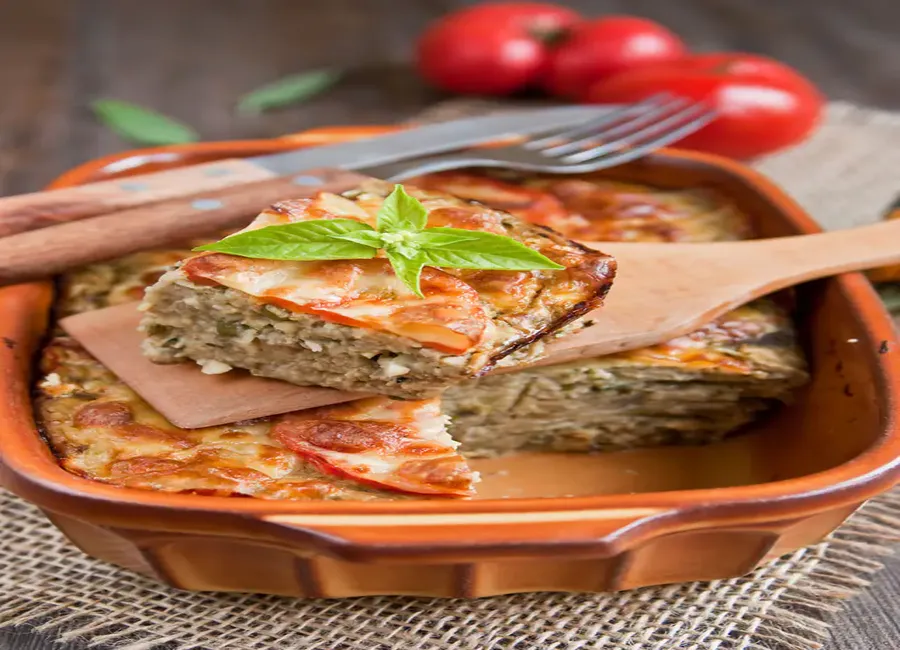 Pain de viande champignons et tomates