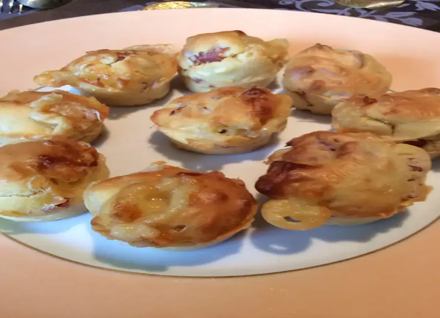 Muffins salés comté et bacon pour l'apéritif