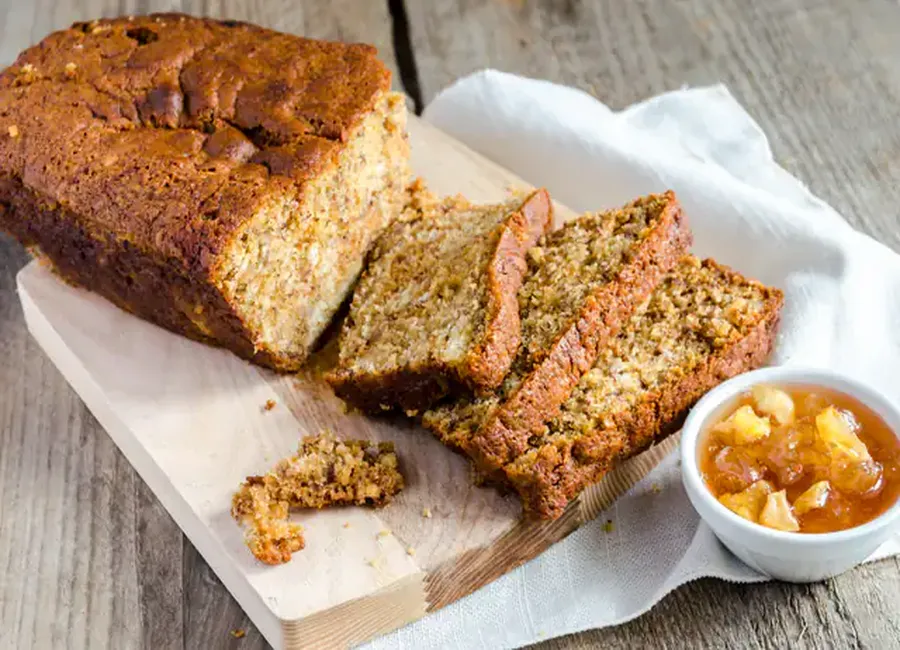 Cake pomme - banane moelleux