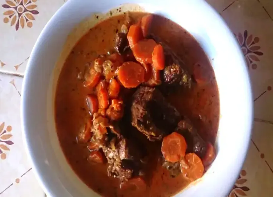 Boeuf braisé au paprika